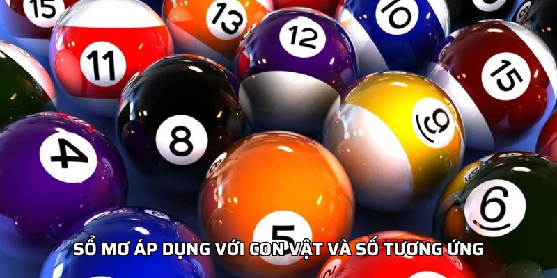 Sổ mơ áp dụng với con vật và số tương ứng