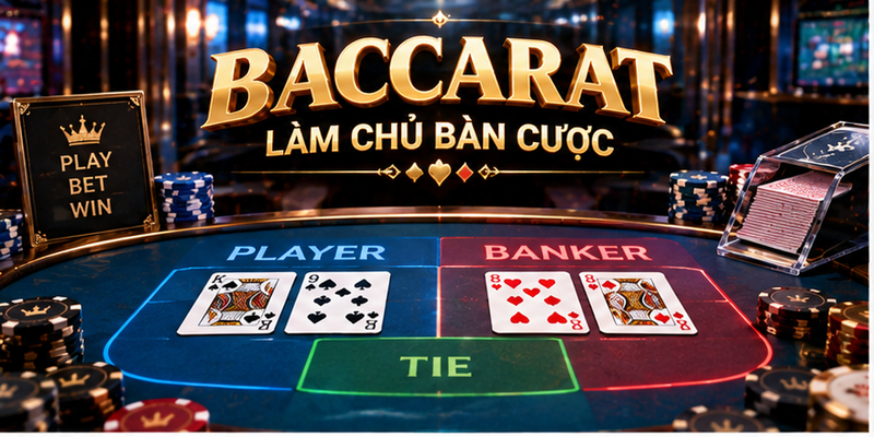 Cách Chơi Baccarat - Làm Chủ Bàn Cược Tại Nhà Cái Jun88