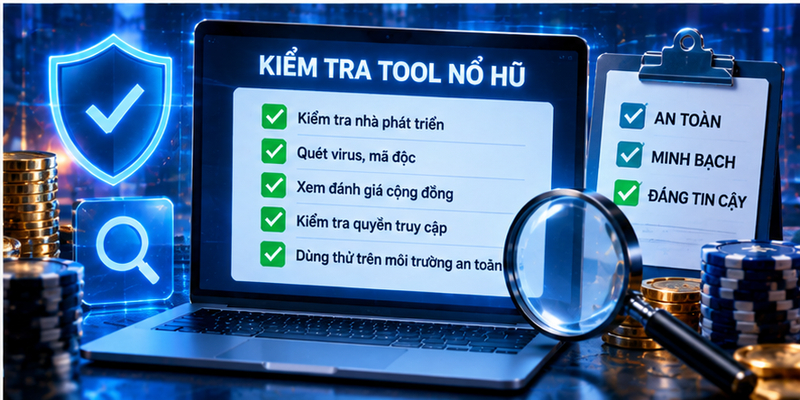 Kiểm tra Tool nổ hũ trước khi cài đặt